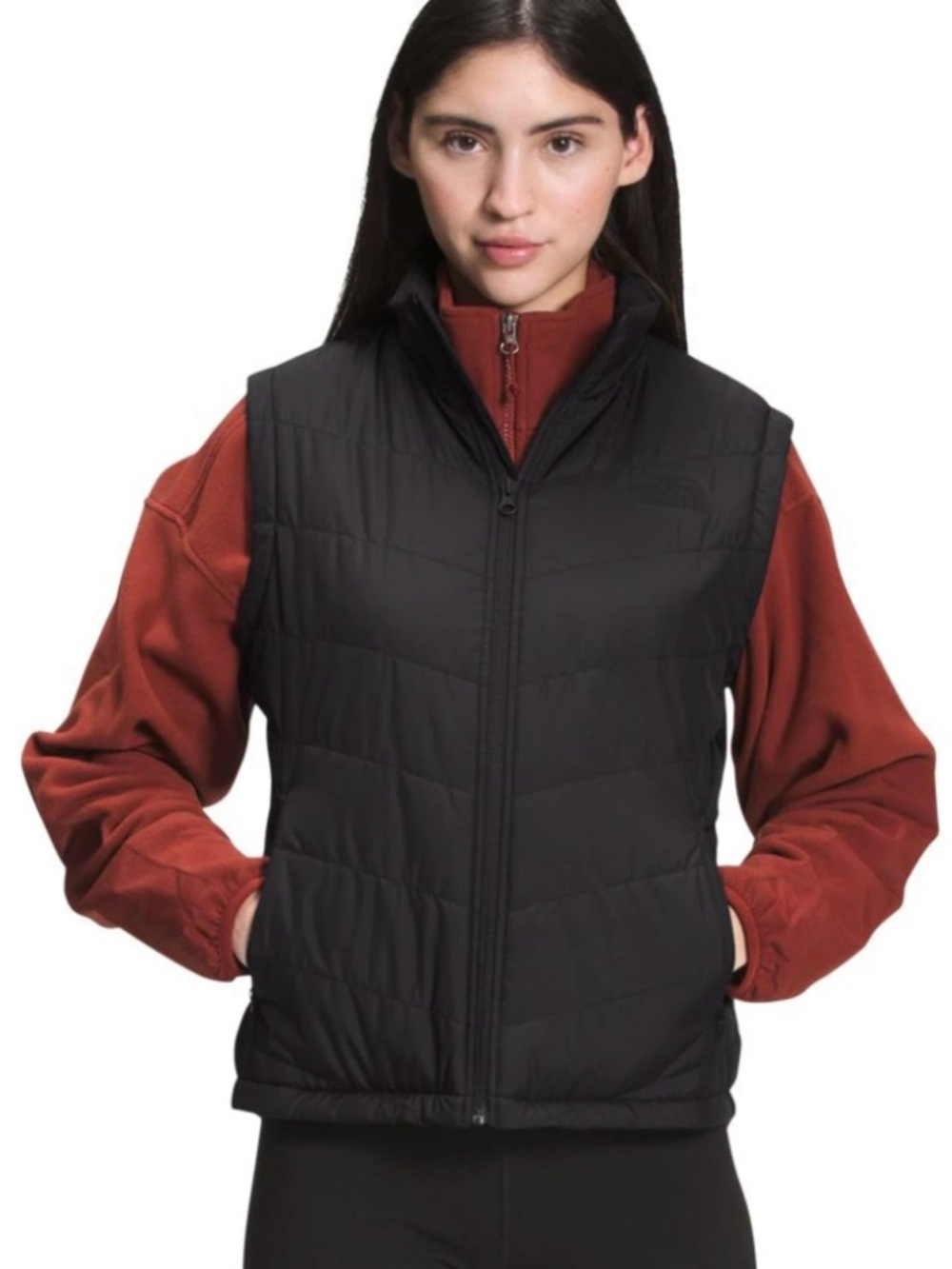 The North Face Tamburello Women’s Black Water Repellent Heat-seeker Puffer Vest